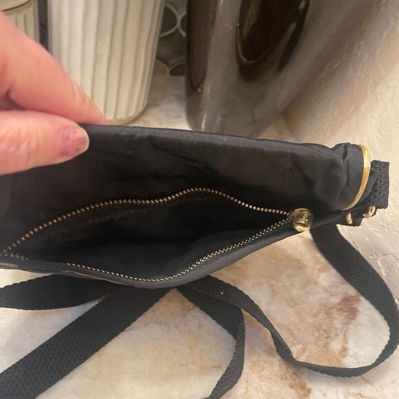 LeSportSac Manoush Collaboration black and gold crossbody - Picture 9 of 10